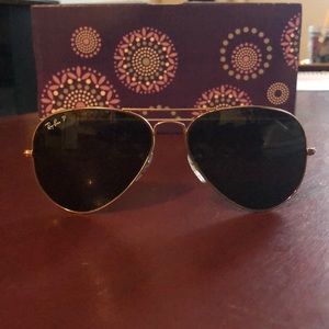 polarized rayban aviators